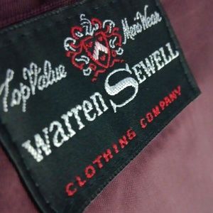 WARREN SEWELL MEN'S  VINTAGE AMERICAN MADE  (2) GOLD BUTTON LUXURY BLAZER (52R)